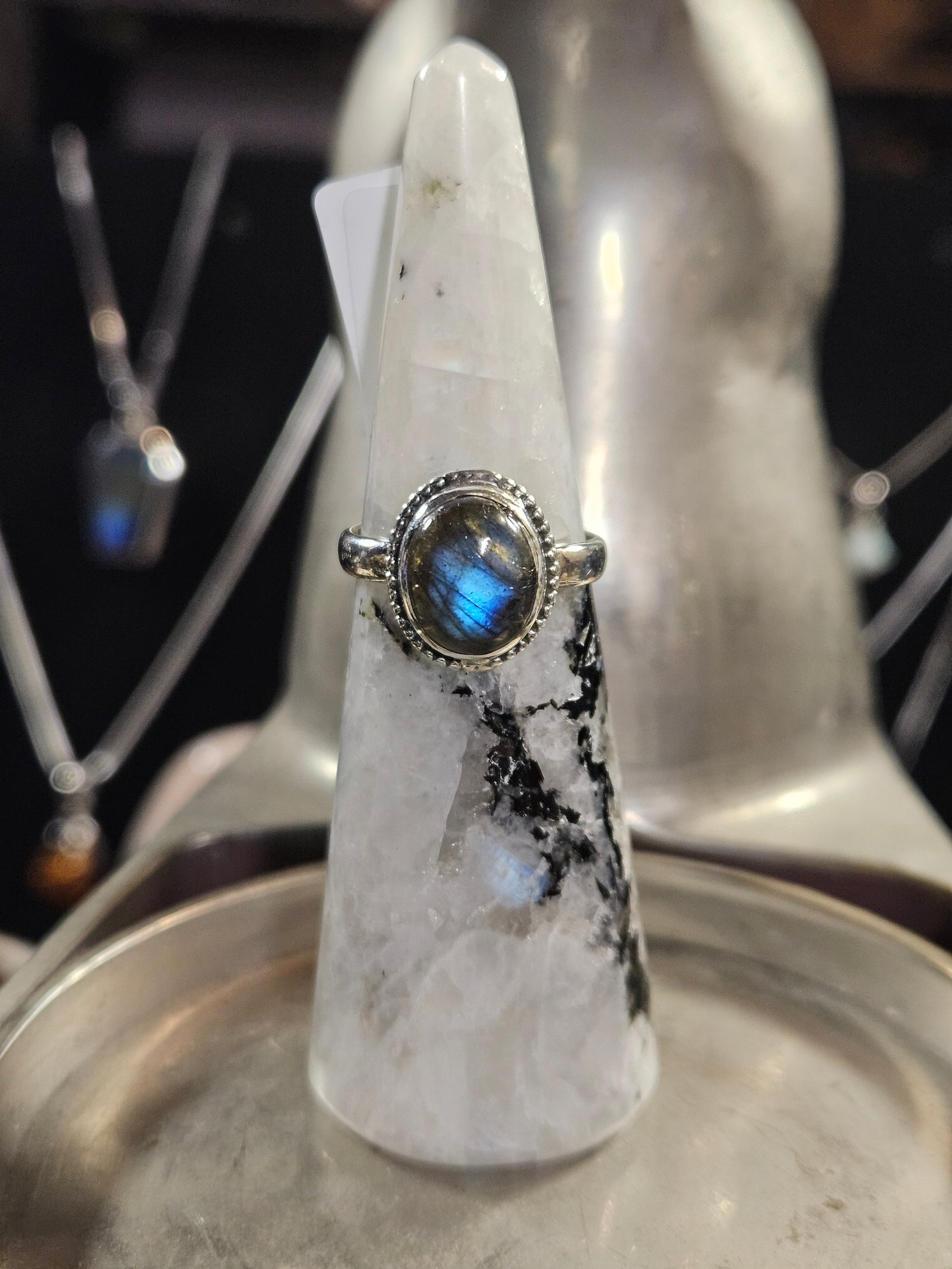 Labradorite Silver Ring 7