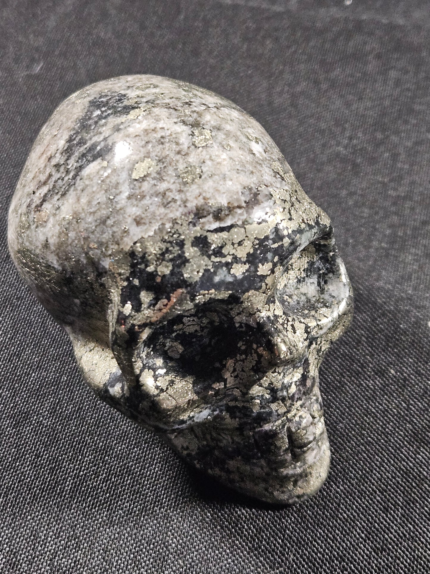 Pyrite Skull