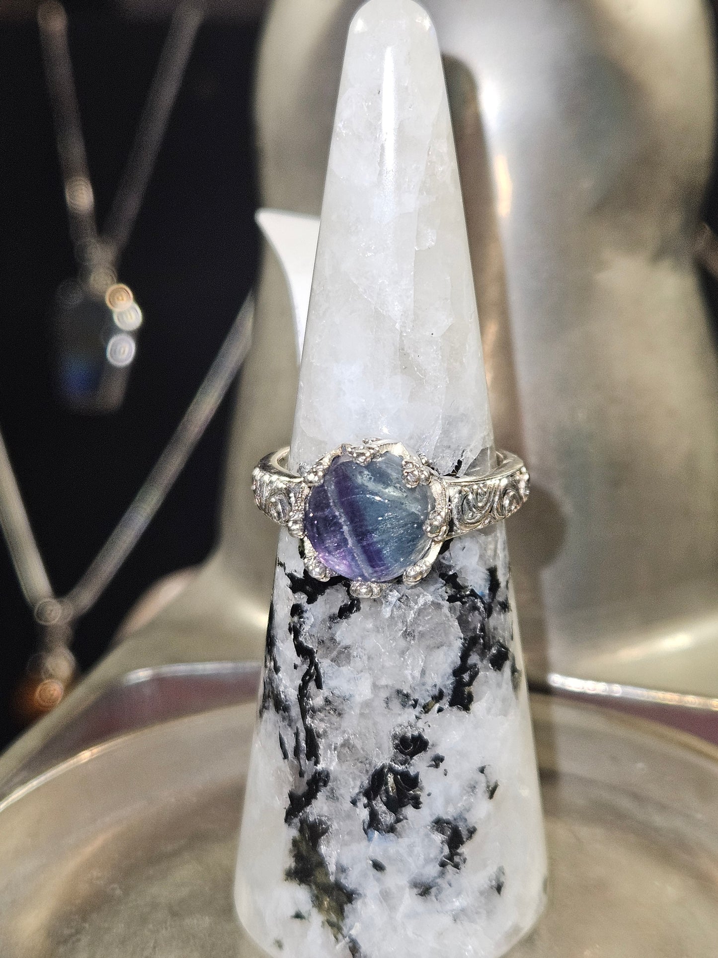 Fluorite 8 silver
