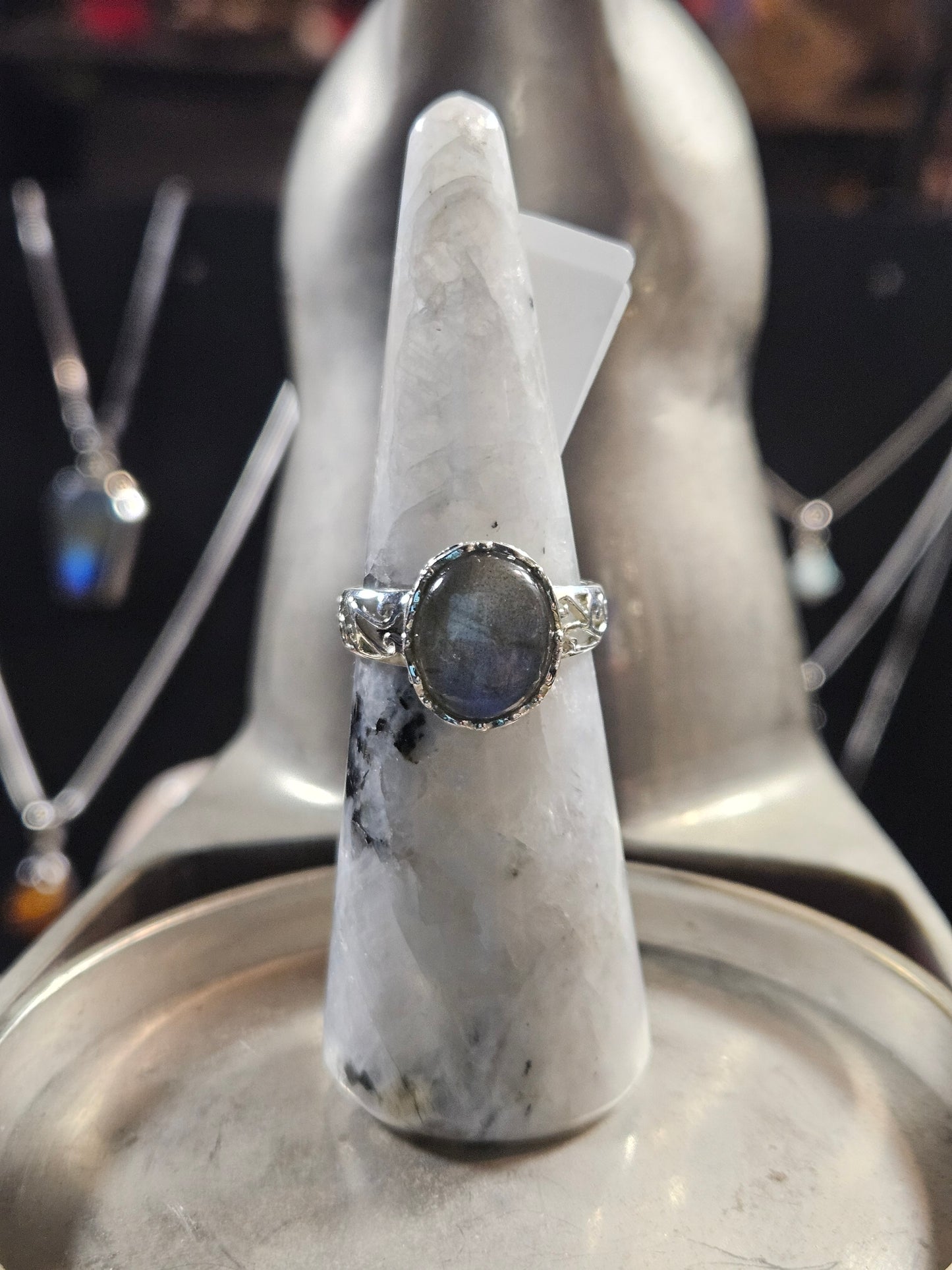 Labradorite Silver Ring 8