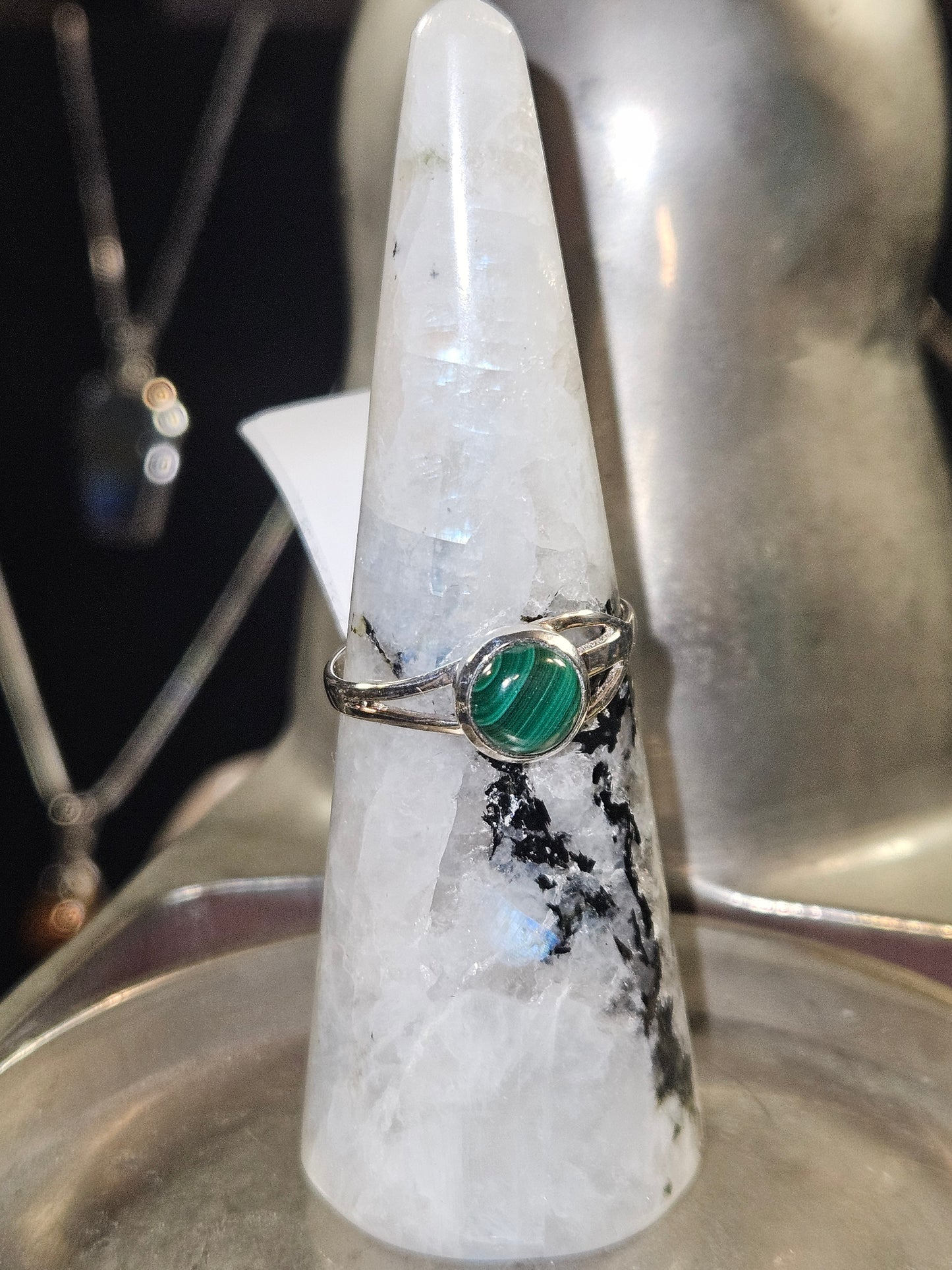 Malachite silver 9