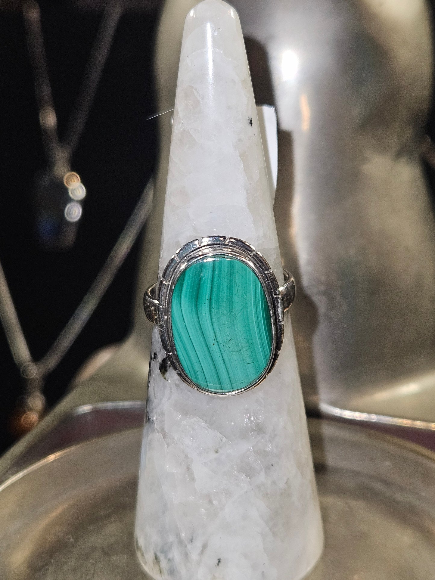 Malachite silver 8