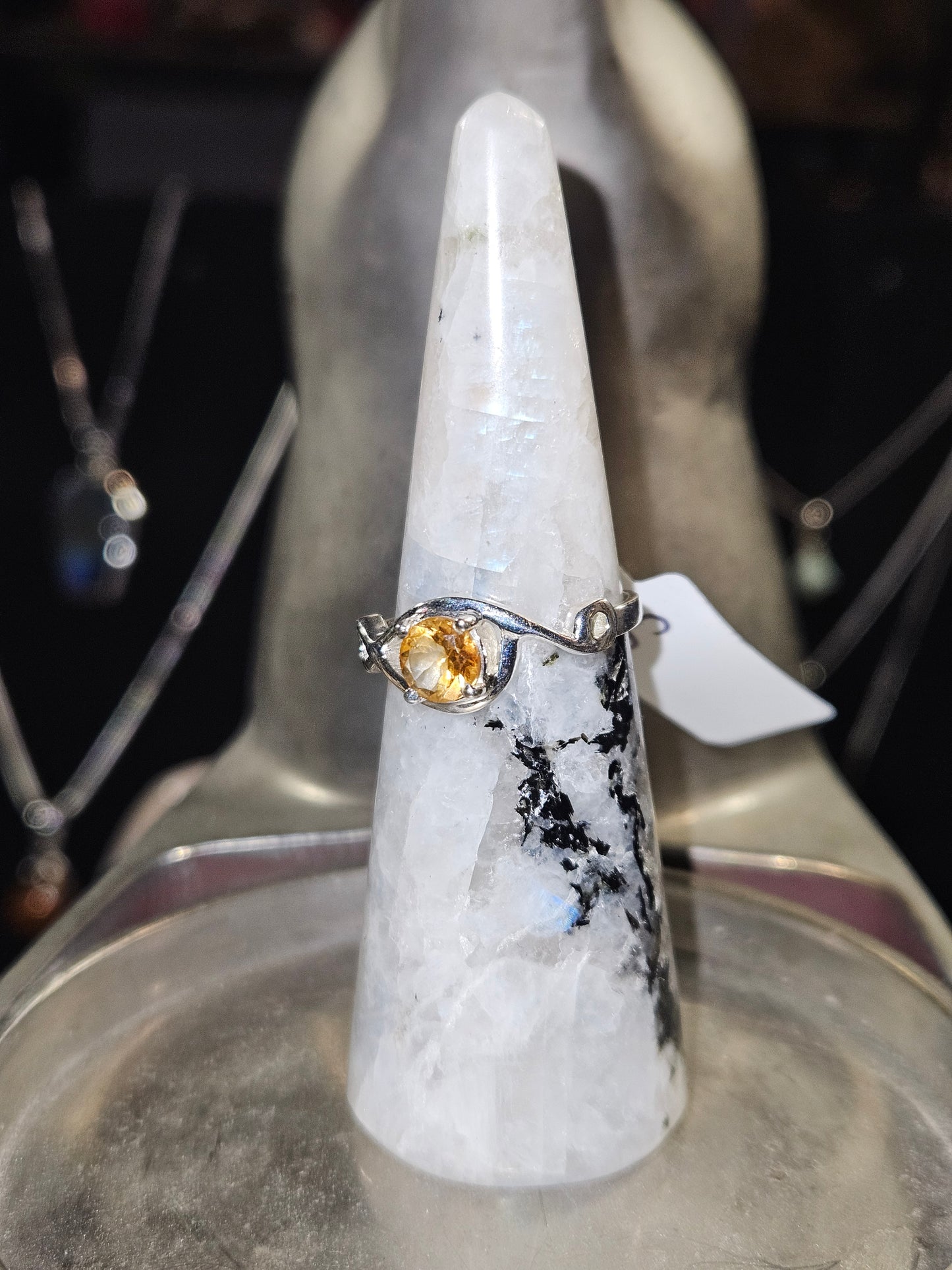 Citrine Silver Ring 8
